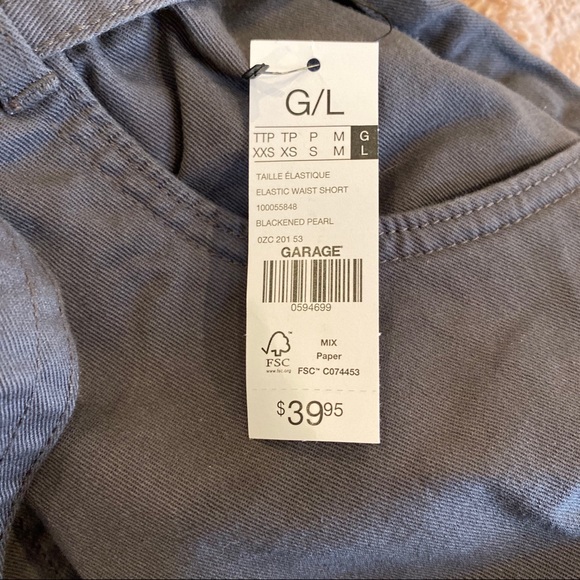 *GARAGE* “Emma Shorts” Washed Black Shorts - Picture 6 of 7